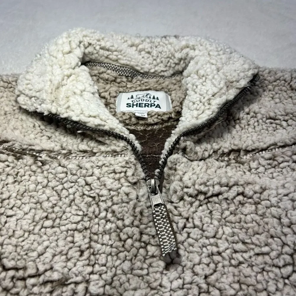 Cuddly Sherpa Pullover Jacket size 14/16